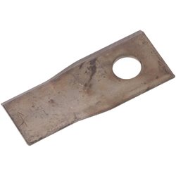 Nóż kosiarki rotacyjnej prawy 110x48x4 mm otwór Ø 19 mm