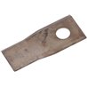 Nóż kosiarki rotacyjnej prawy 110x48x4 mm otwór Ø 19 mm