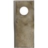 Nóż kosiarki rotacyjnej prawy 110x48x4 mm otwór Ø 19 mm