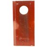 Nożyk kosiarki rotacyjnej prawy 100x47x4 mm otwór Ø 18.50 mm okrągły pasuje do Lely