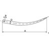 Ząb ładowacza zaokrąglony 28x800 mm Stoll
