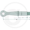 Ucho zaczepu ze sworzniem bez akcesoriów  Ø ucha 40 mm