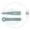 Ucho zaczepu fi40 2,2/14t 65x80 L375 wspawania DIN 74054