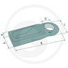 Ucho zaczepu fi50 2/28t 100x40 L245