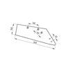 27013301M Lemiesz 16", prawy SSP-2930 Molbro Mølbro 5700030883219
