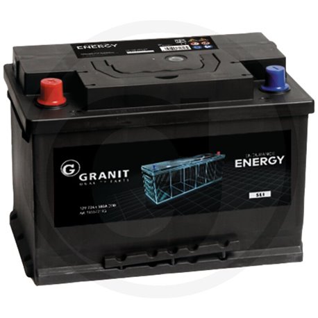 Akumulator 12V 72Ah EN 580A 278x175x190 B03/B04 1 ENDURANCE ENERGY 4250808717174