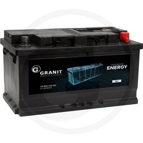 Akumulator 12V 80Ah EN 730A 315x175x175 B13 0 ENDURANCE ENERGY 4250808717211