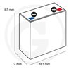 Batterie AGM 12V 23Ah