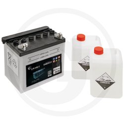 Akumulator 12 V / 24 Ah z kwasem