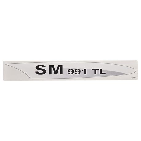 Naklejka "SM 991 TL" p. Fella