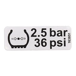 Naklejka "2.5 BAR" Fella