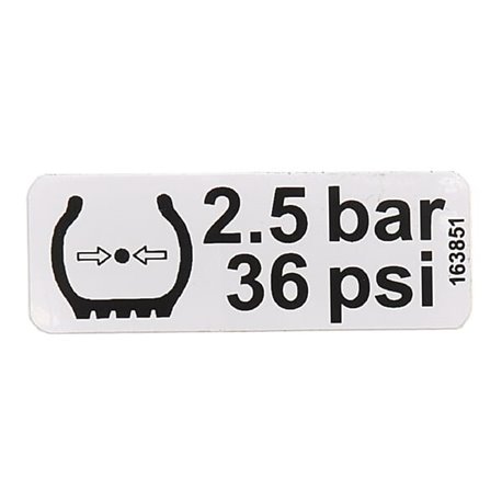Naklejka "2.5 BAR" Fella