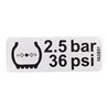Naklejka "2.5 BAR" Fella