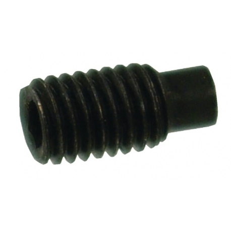 Wkręt dociskowy DIN915 M5x8 mm stalowy 45H
