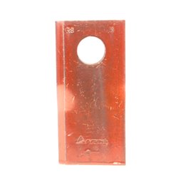 Nożyk 100x47x4 otwór 18.5mm  prawy okrągły pasuje do Lely