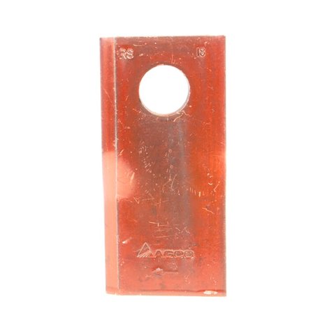 Nożyk 100x47x4 otwór 18.5mm  prawy okrągły pasuje do Lely