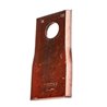 Nożyk 100x47x4 otwór 18.5mm  prawy okrągły pasuje do Lely