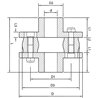 Element gumowy sprzęgła SF20 55SH Unbranded 8025994057313