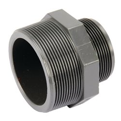 Nypel redukcyjny gwint zew./ gwint zew. 2-1/2" x 2" Rau