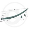 Ząb ładowacza zamykający 680mm M22x1,5 AGTECH
