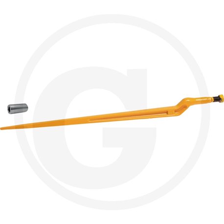 Ząb ładowacza ugięty 880mm 22x1,5 z tuleją AGTECH