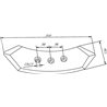 Vaderstad 444897KR Redliczka 510x120x12 mm Kramp