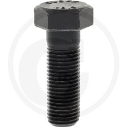 Śruba M27x80 kl.10.9, SW41 pół gwint czarny M27x3x80
