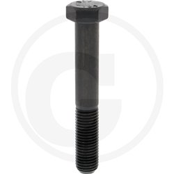 Śruba M24x160 kl.10.9, SW36 pół gwint czarny M24x3x160