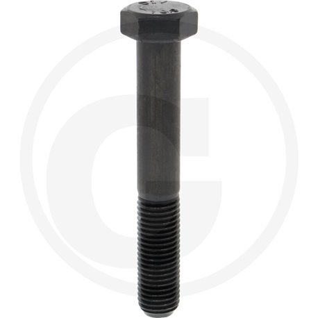 Śruba M24x160 kl.10.9, SW36 pół gwint czarny M24x3x160