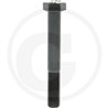 Śruba M24x180 kl.10.9, SW36 pół gwint czarny M24x3x180