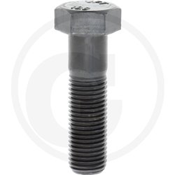 Śruba M22x80 kl.10.9, SW32 pół gwint czarny M22x2,5x80