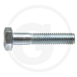 Śruba M24x180 kl.10.9, SW36 pół gwint czarny M24x3x180