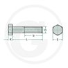 Śruba M22x300 kl.10.9, SW32 pół gwint czarny M22x2,5x300