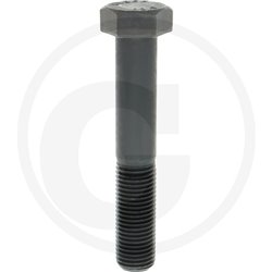 Śruba M27x160 kl.10.9, SW41 pół gwint czarny M27x3x160