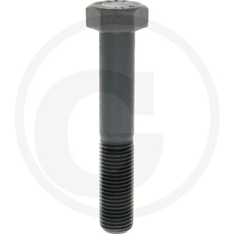 Śruba M27x160 kl.10.9, SW41 pół gwint czarny M27x3x160