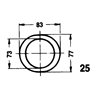 Walterscheid 1368509 Osłona wałka WOM 1000mm d63/71x4 D80/73 B-160mm 7 karbów
