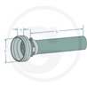 Walterscheid 1180231 Osłona wałka WOM połowa wewn., szerokokąt., 1000mm d51/58x4 D61 B-139 3 karby