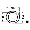 Walterscheid 1116471 Osłona wałka WOM Flexo, 1000mm, D68/71 W2280/W2380