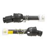 Wał seria T20 270 Nm, sprzęgło gwiaździste 900Nm, 860mm 1i3/8"Z6-1i3/8"Z6 Comer wom