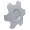 Talerz brony 485x4 uzębiony skrajny prawy PREMIUM Unia