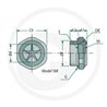 Wskaźnik poziomu oleju 1/4" aluminium Miselli