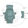 AS3510 John Deere wraz z podgrzewaniem 12 V