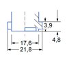Nakrętka mocująca biała SW8 RG00048315 Kverneland / Rau 9000048315006