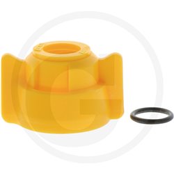 Nakrętka bagnetowa Ø12 mm zółta