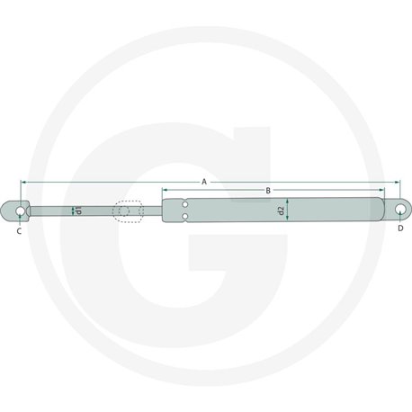 Gasdruckdämpfer