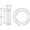 Pierścień uszczelniający 15,1x20x3,6 szybkozłącza Multifaster 1/2"