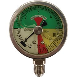 Manometr 63 0-25 bar przyłącze dolne
