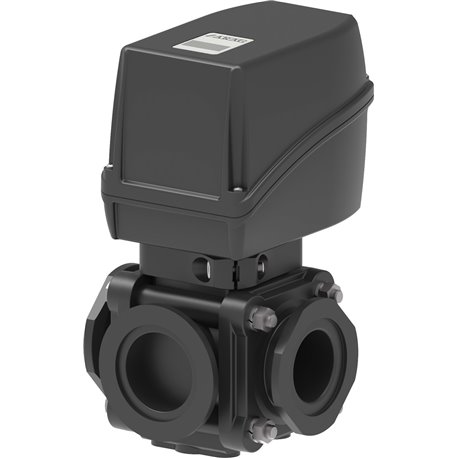 Zawór Kulowy Elektryczny 3-Drożny Złacze Kołnierzowe 2” Arag 6280853J15L66