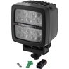 Lampa robocza LED, kwadratowa, 41W 4200lm 12/24V przykręcana z wtyczką Deutsch 2-pin, światło rozproszone, 10 LED, Scorpius GO 4