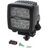 Lampa robocza LED, kwadratowa, 50W 6700lm 12/24V biała, przykręcana, 104x108x143 mm z wtyczką Deutsch 2-pin, światła mijania, 10